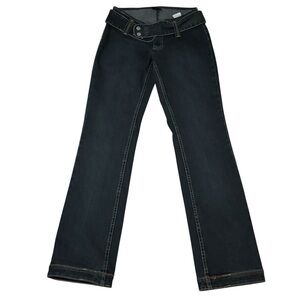 Fubu Classic Y2K Dark Denim Mid Rise Flare Jeans
